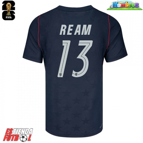 Estados Unidos Tim Ream #13 Segunda Equipación Mundial 2026 Manga Corta